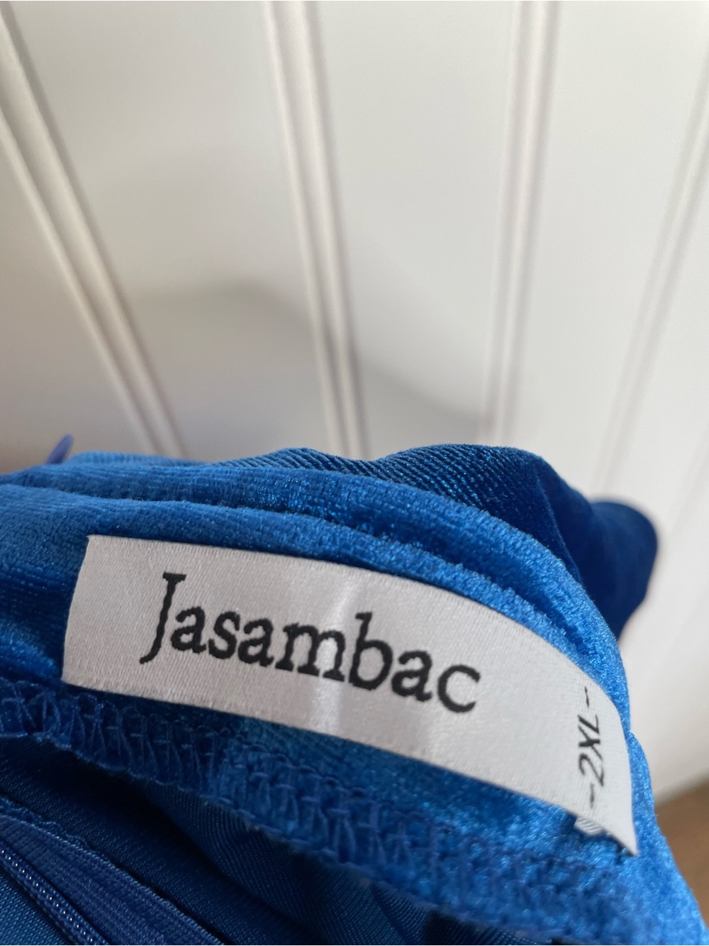 Jasambac Velvet Off The Shoulder Hi Low Dress - Picture 7 of 8